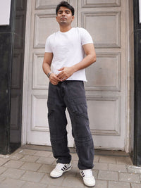 Powerlook Men Boyfriend Fit Cargo Jeans