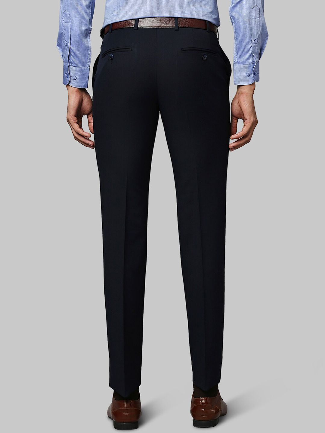 Raymond Men Blue Slim Fit Trousers