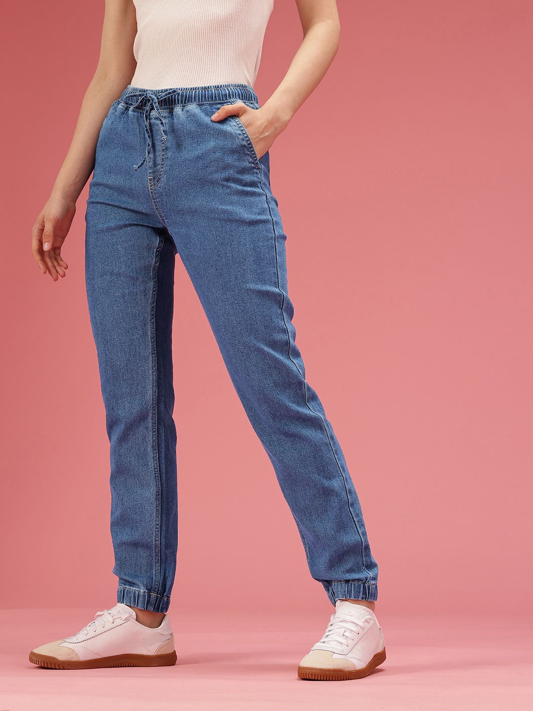 DressBerry Women Jogger High-Rise Stretchable Jeans