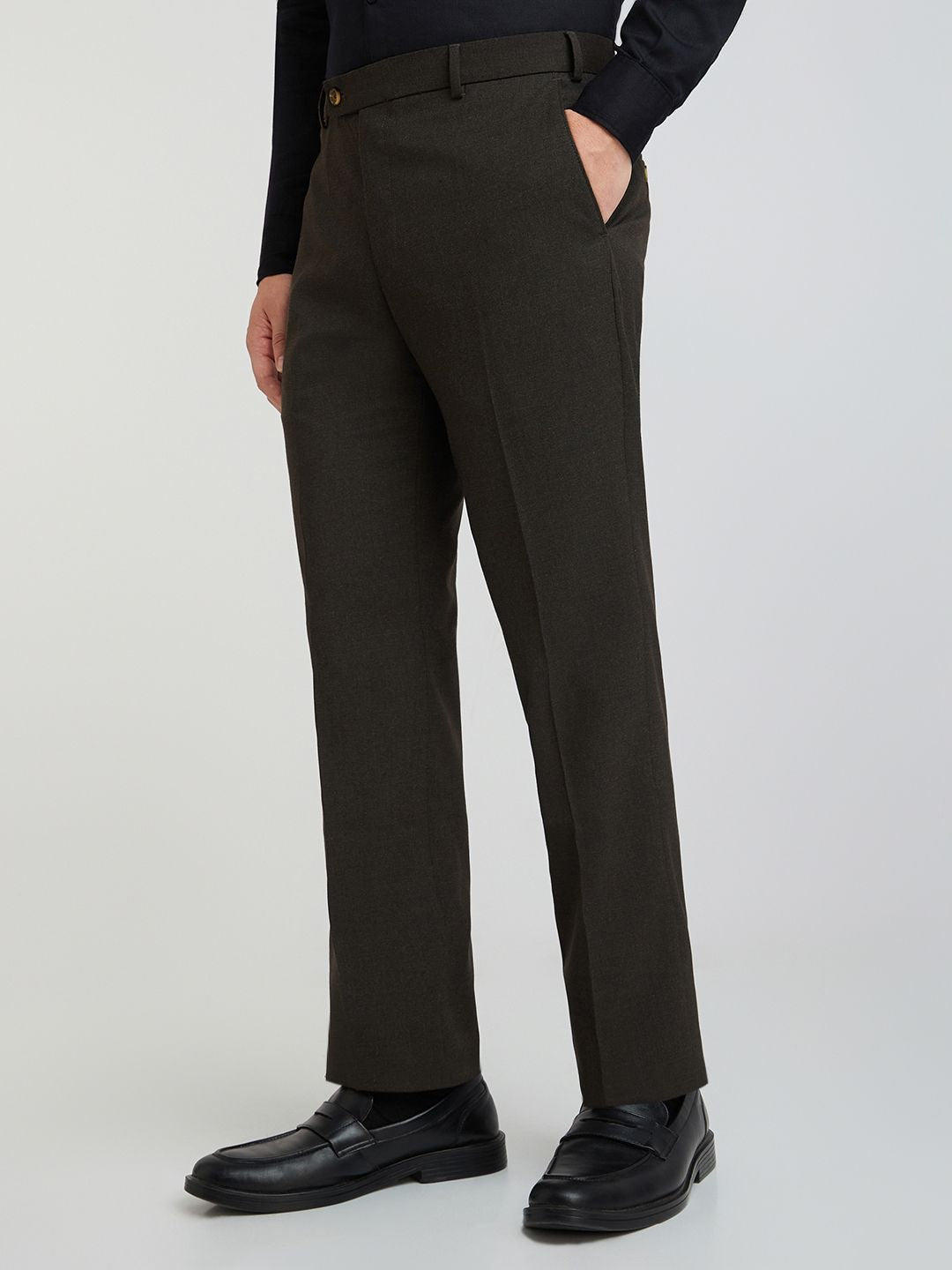 Park Avenue Men Regular Fit Formal Trousers