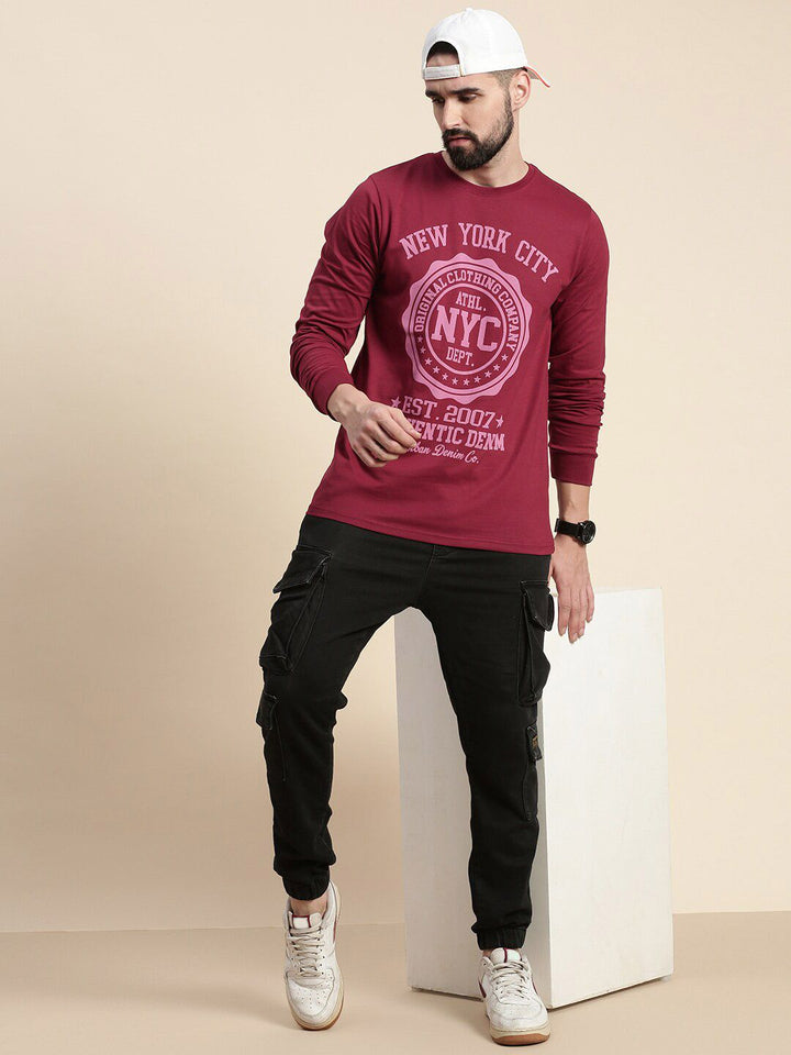 DILLINGER Typographic Printed Pure Cotton T-shirt