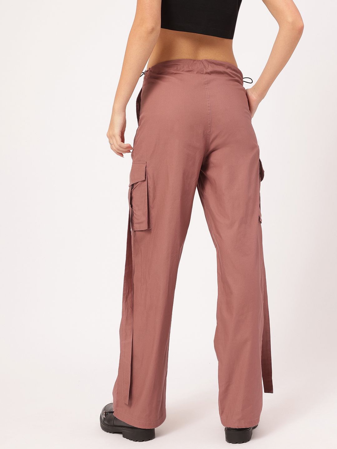 DressBerry Women Urban Utility Parachute Cargo Trousers