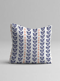 STITCHNEST Set of 5 Blue & White 12"x 12" Floral Square Cushion Covers