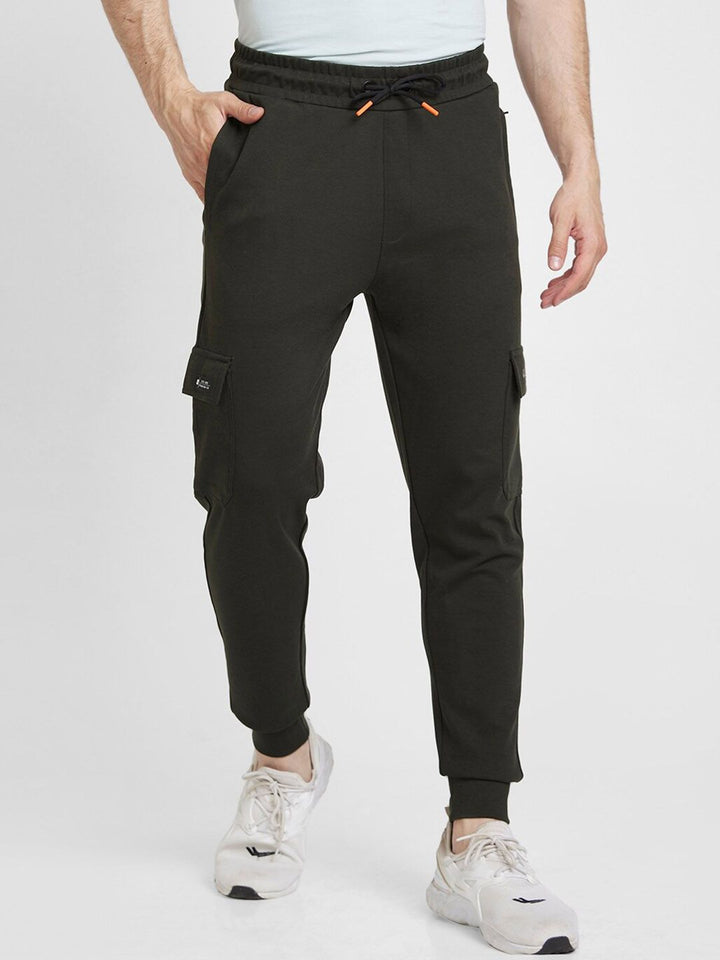SPYKAR Men Mid-Rise Cotton Joggers