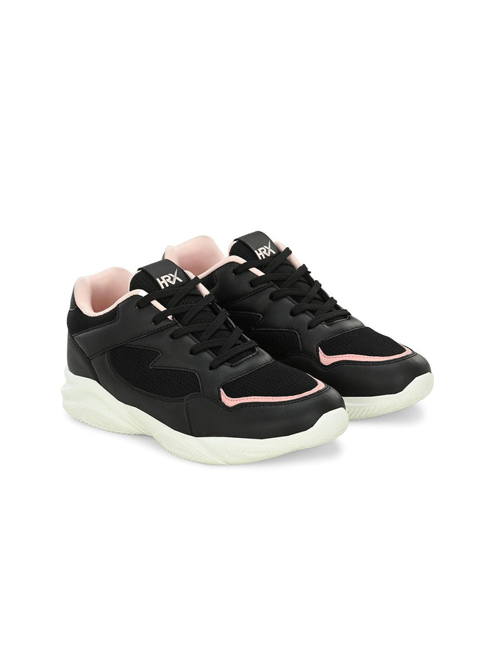 HRX by Hrithik Roshan Women Black Mesh Running Sports Shoes