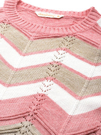 DressBerry Women Chevron Acrylic Pullover