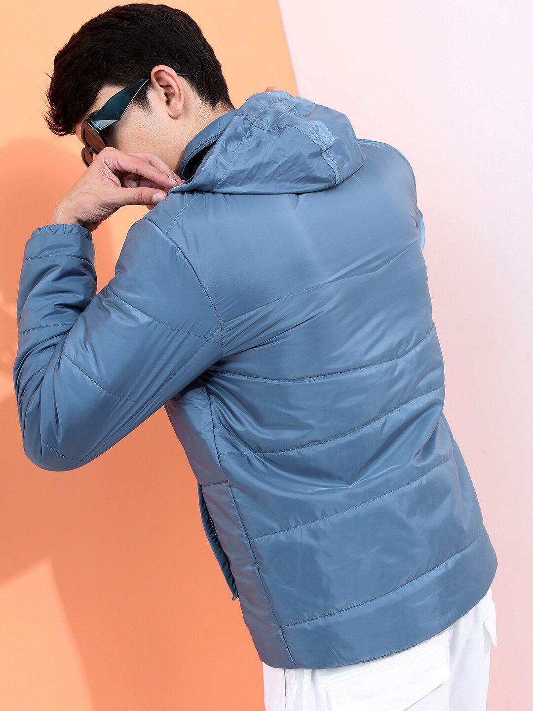 HIGHLANDER Men Blue Puffer Jacket