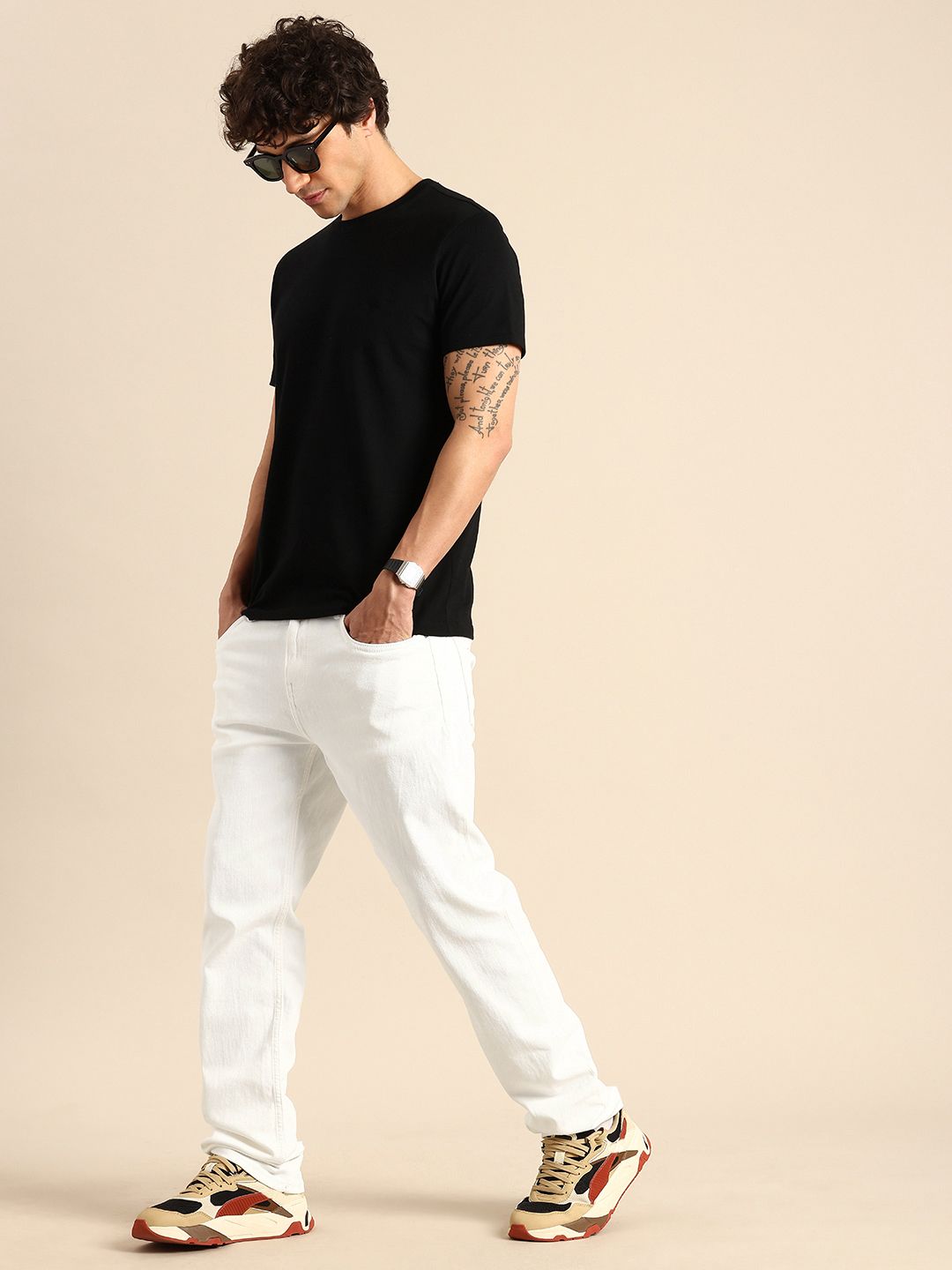 Being Human Men Straight Fit Stretchable Jeans