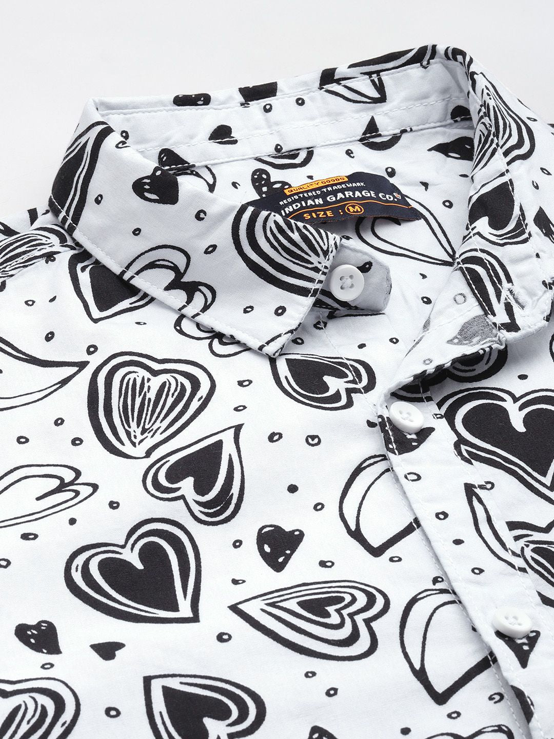 The Indian Garage Co Smart Slim Fit Opaque Printed Casual Shirt