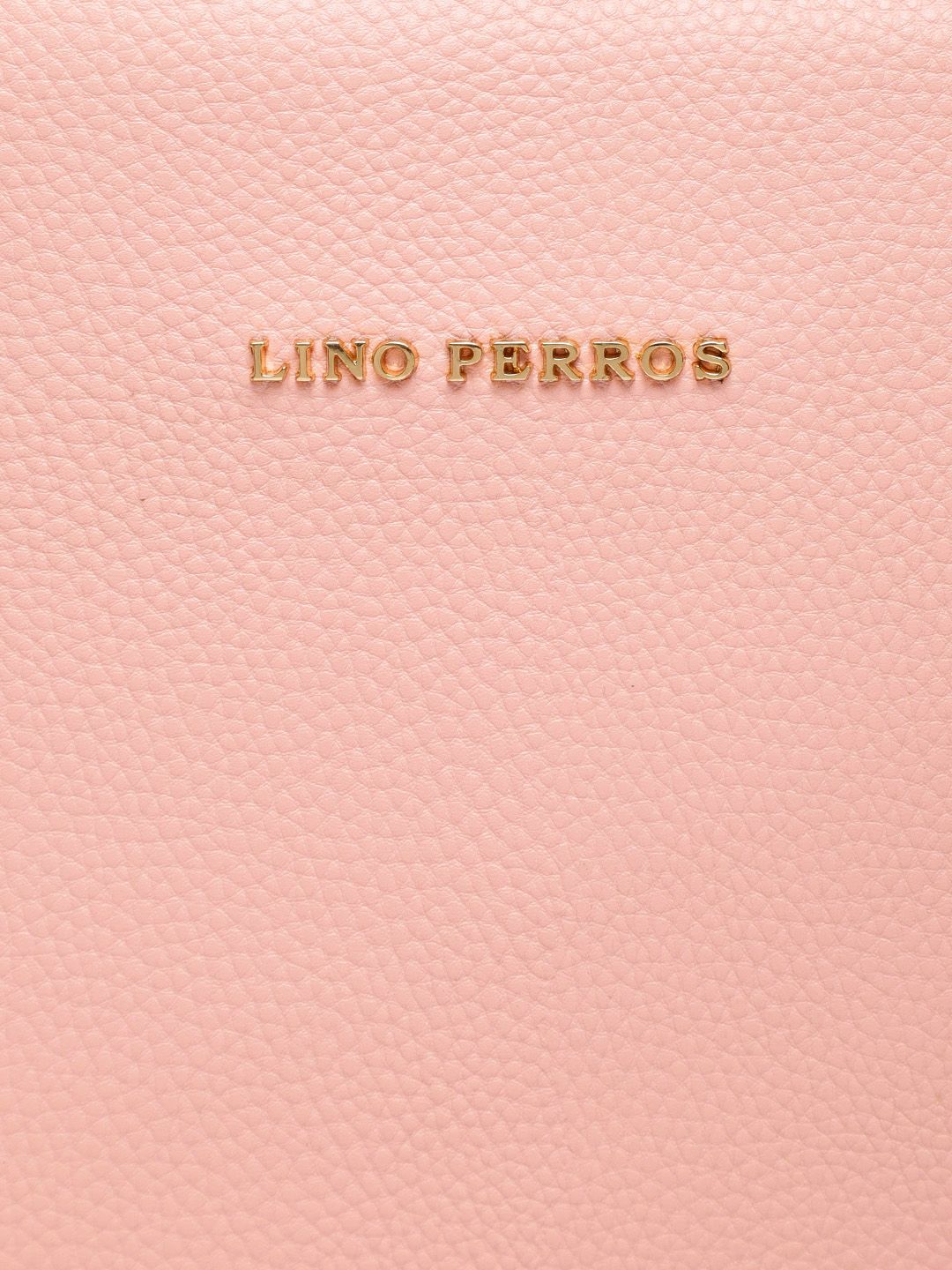 Lino Perros Pink Solid Handheld Bag
