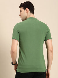 Menjadi T-Shirt Kapas Polo Lelaki Manusia