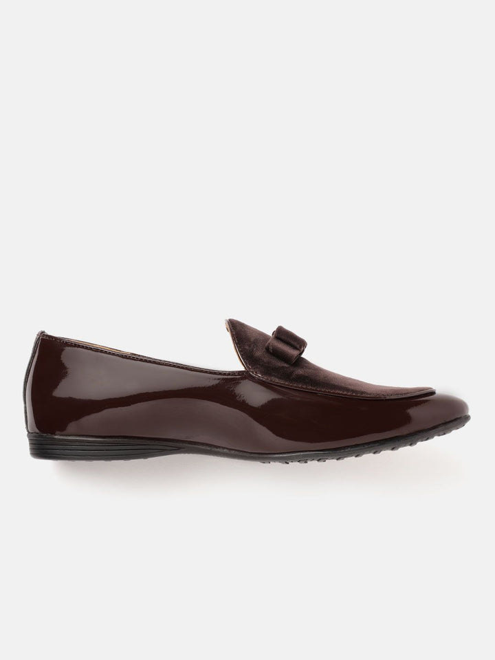 House of Pataudi Men Brown Handcrafted Loafers