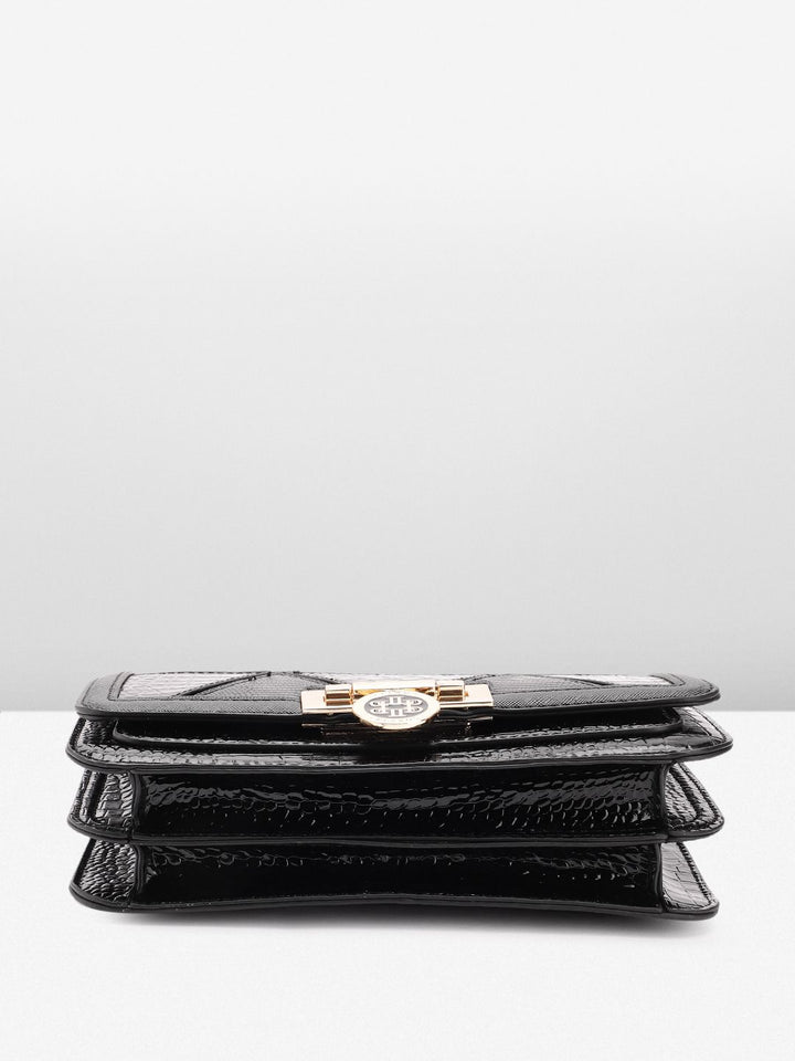 Lino Perros Textured Structured Shoulder Bag