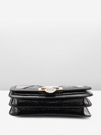 Lino Perros Textured Structured Shoulder Bag