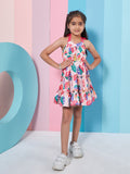 pspeaches Floral Printed Fit & Flare Dress