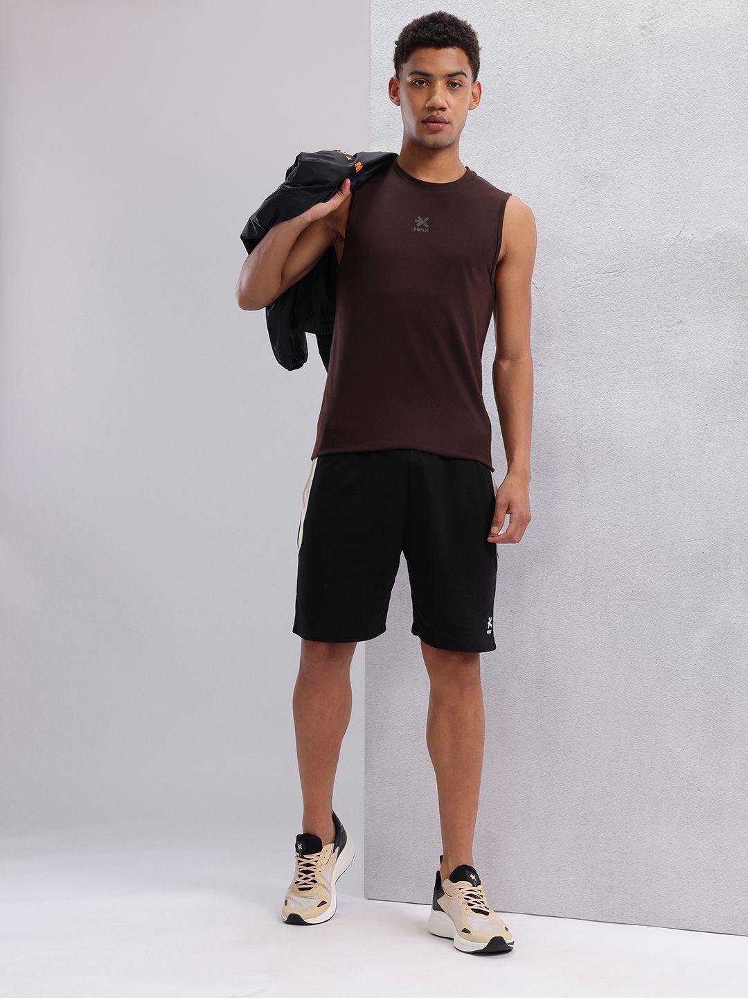 HRX by Hrithik Roshan Men Stripe Detail Lifestyle Shorts