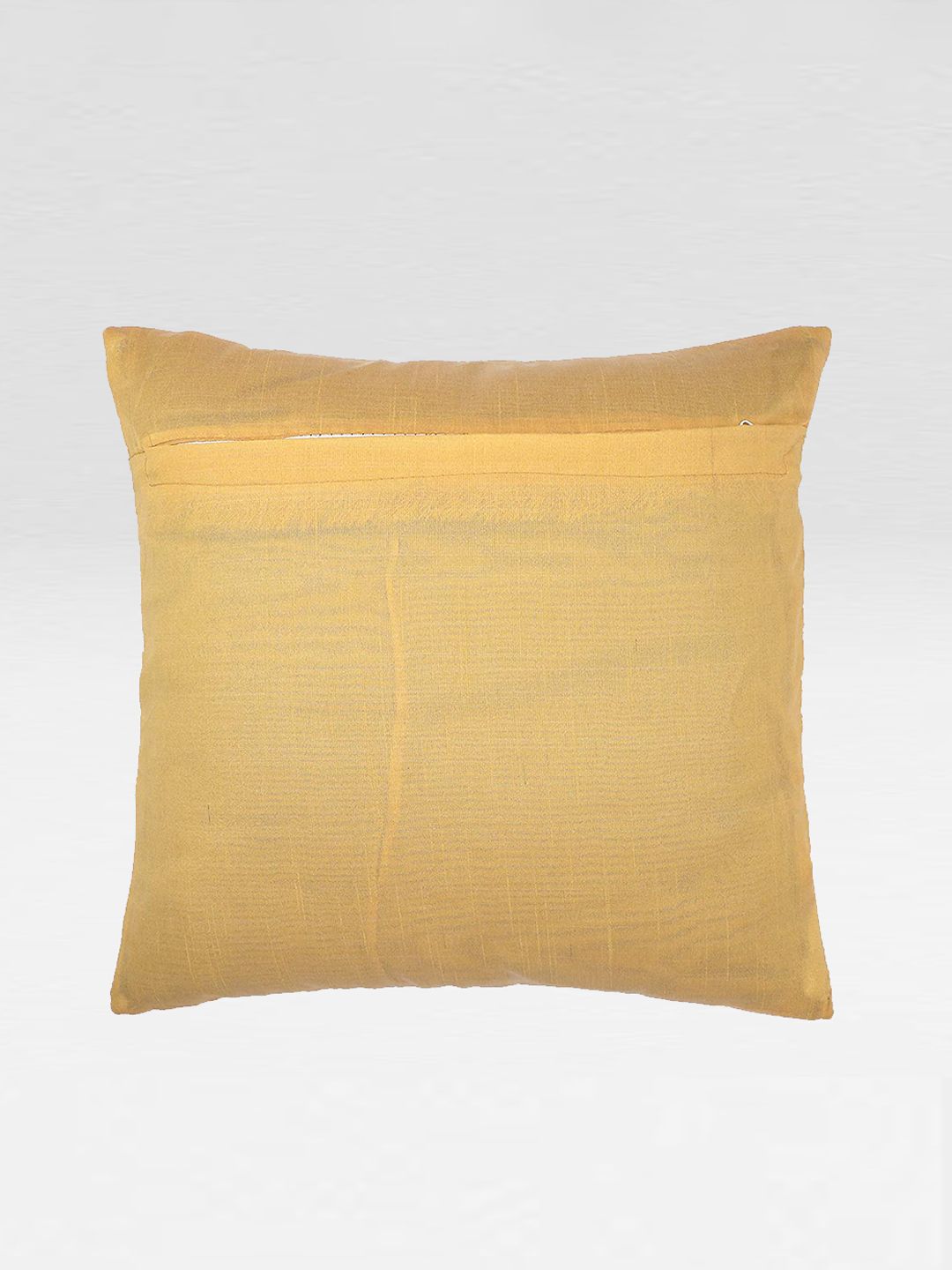 STITCHNEST Pack Of 2 Green Ethnic Motifs Printed Square Cushion Cover