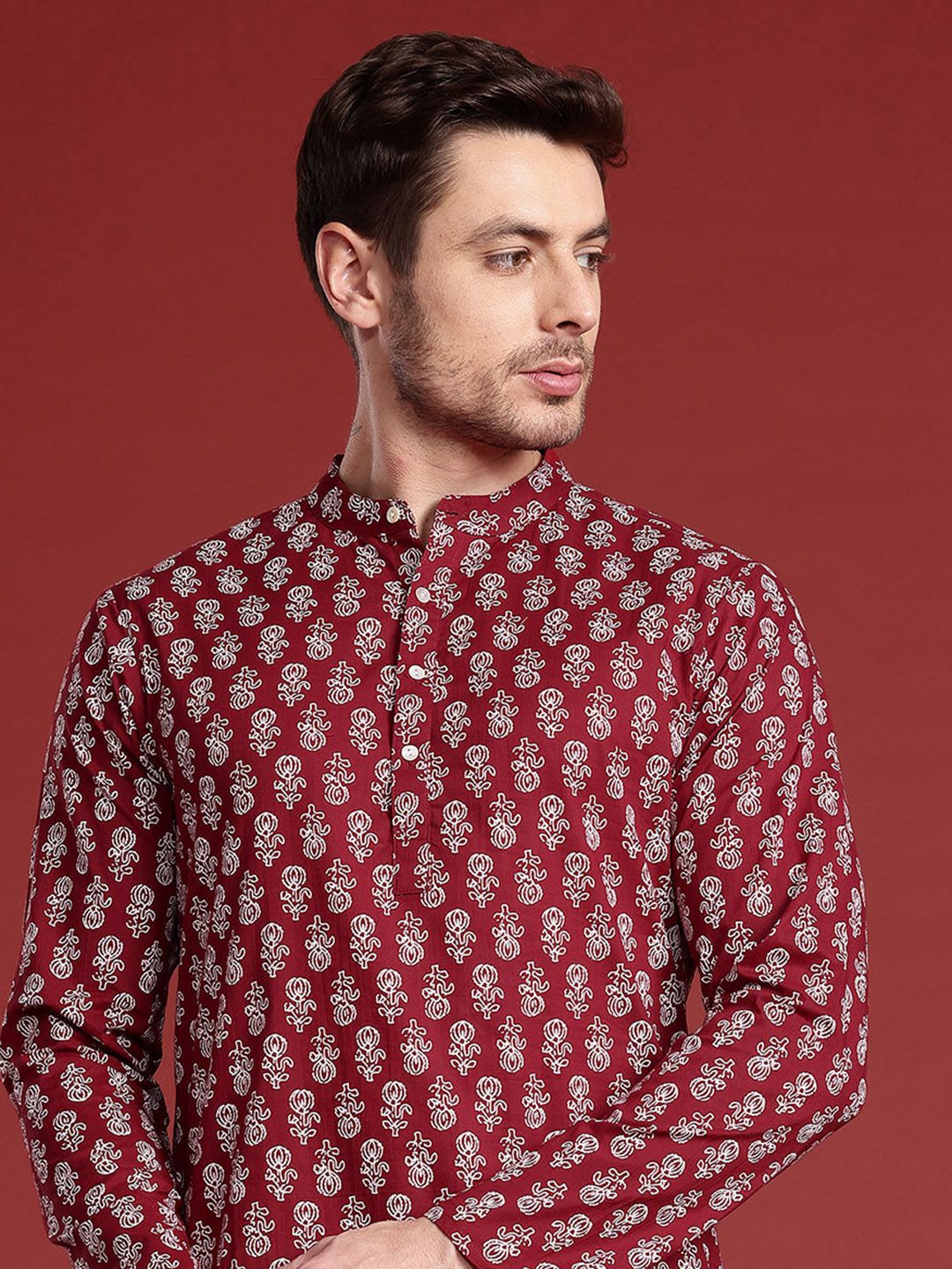 Anouk Ethnic Motifs Printed Kurta