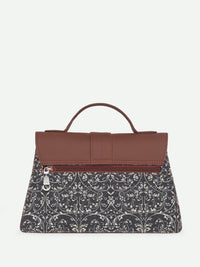 ZOUK Kriti Sanon - Lattice Lace Iconic Evening Structured Satchel