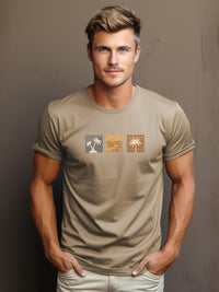 ADRO Men Printed T-shirt