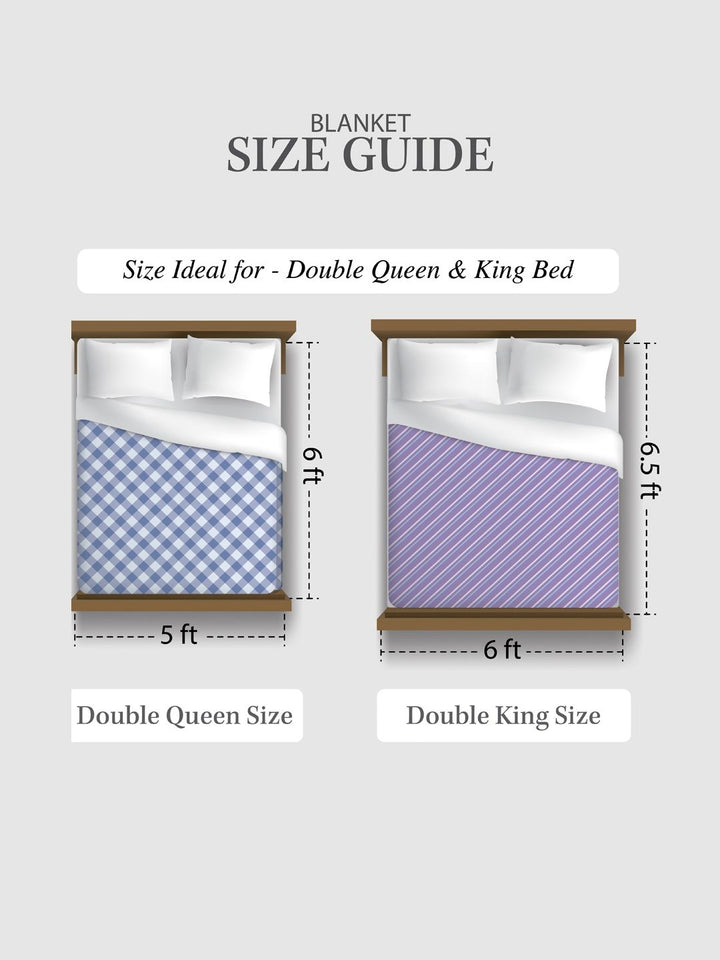 Story@home Pink & White Floral Mild Winter 150 GSM Double Bed Dohar