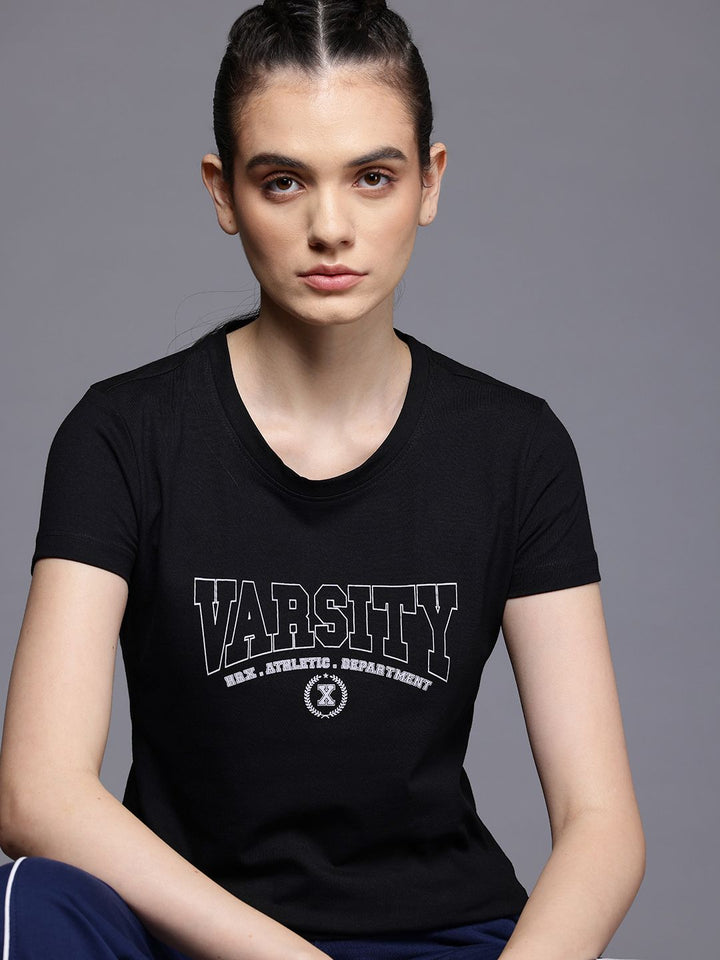 HRX by Hrithik Roshan Varsity Print Lifestyle T-shirt