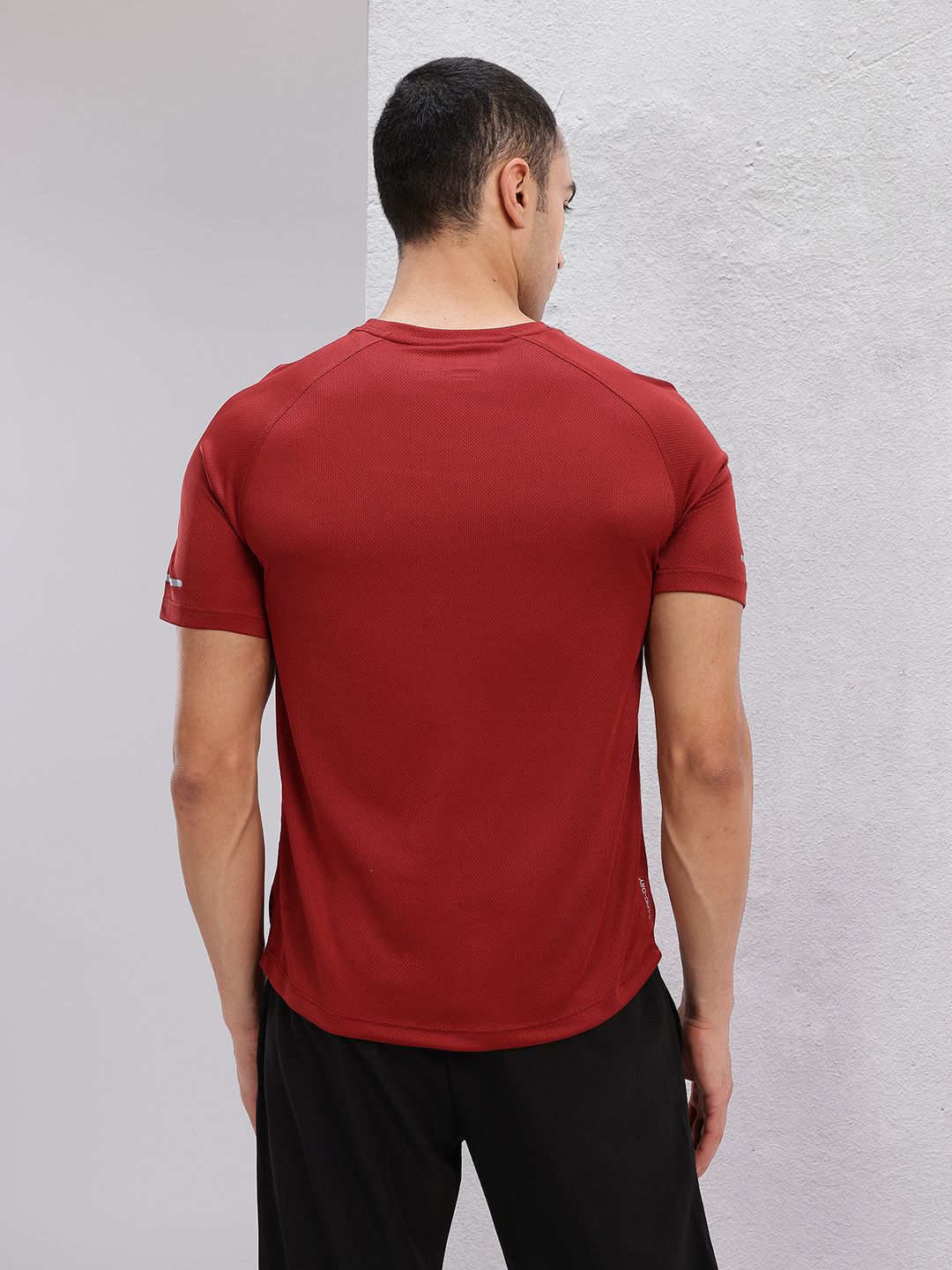 HRX by Hrithik Roshan Brand Logo Print Rapid-Dry Running T-shirt