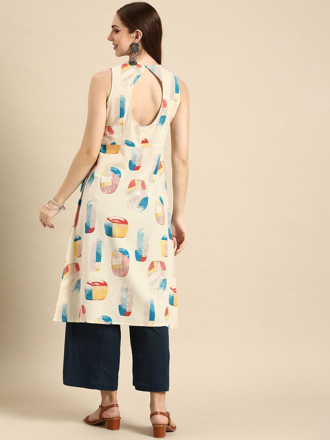 Anouk Printed Quirky Kurta