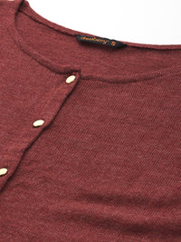 DressBerry Pure Acrylic Solid Cardigan