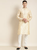 SOJANYA Kurta Biasa Kolar Mandarin Rekaan Tenun Geometrik Dengan Churidar