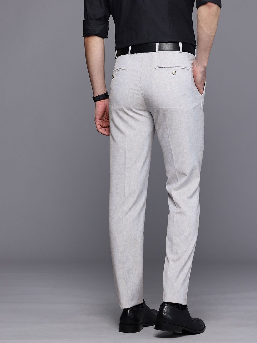 Raymond Men Slim Fit Formal Trousers