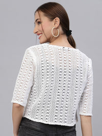 Style Quotient Women White Shrug
