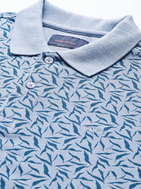 Park Avenue Floral Print Polo Collar T-shirt