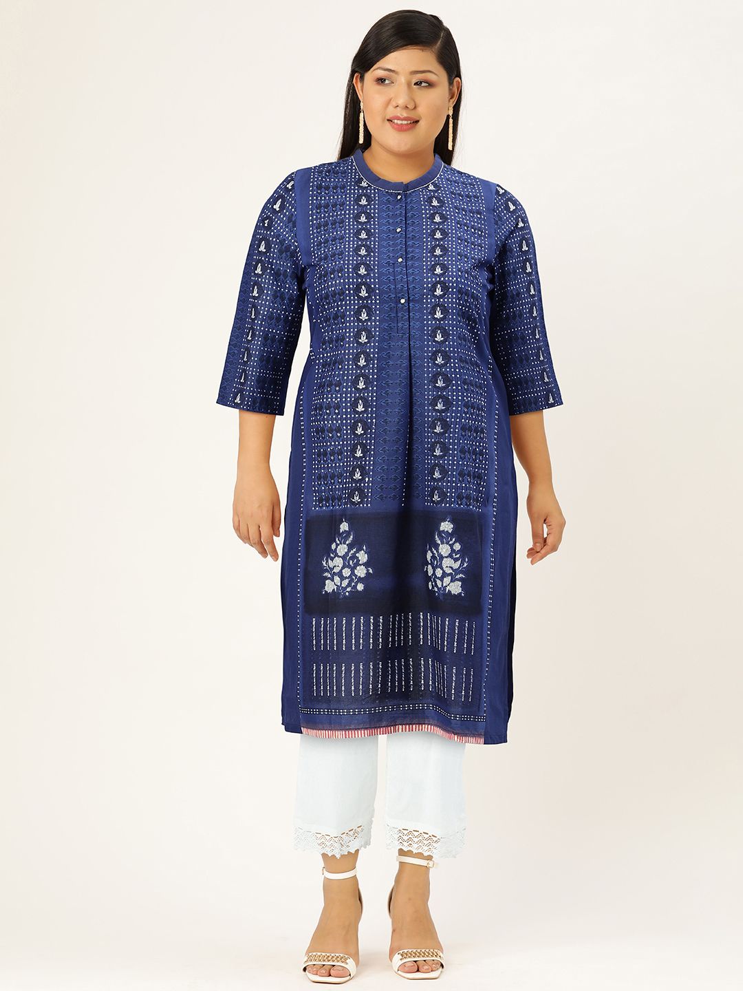 W Straight Cotton Kurta