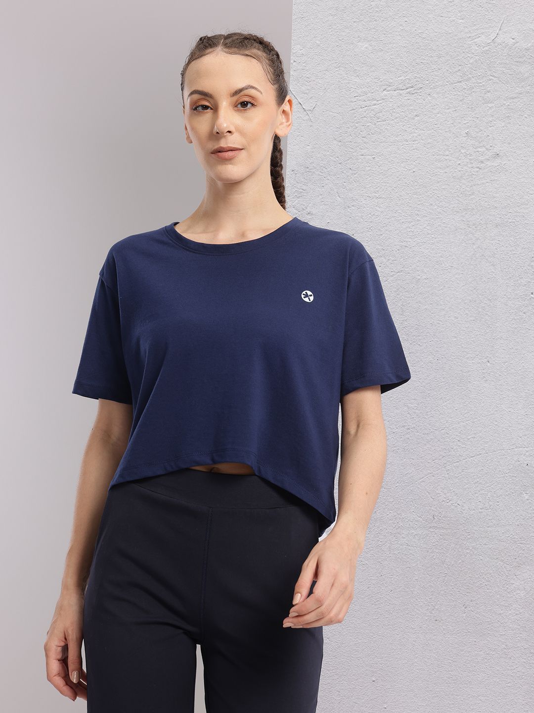 HRX by Hrithik Roshan Women Yoga Crop T-shirt