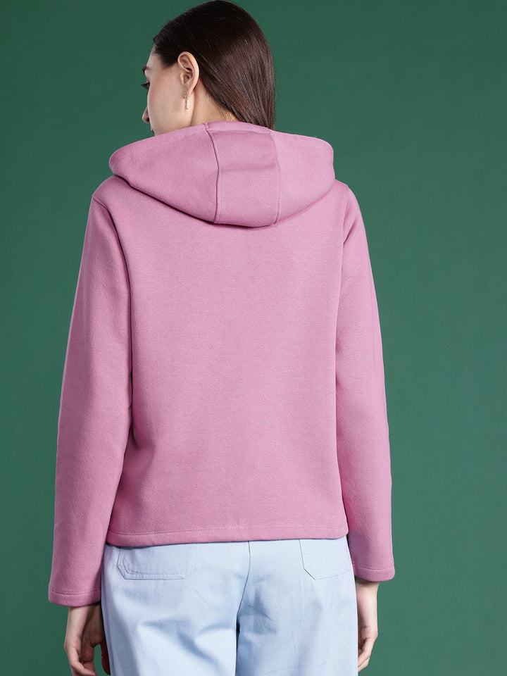DressBerry Printed Hooded Sweatshirt