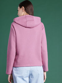 DressBerry Printed Hooded Sweatshirt