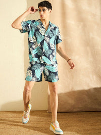 DENNISON Printed Shirt & Shorts Co-Ord
