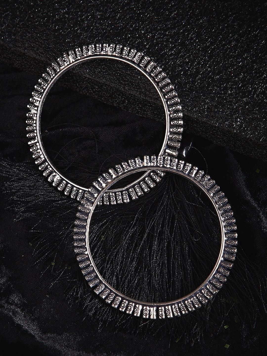 Set PANASH 2 Gelang Beroksida Bersalut Perak