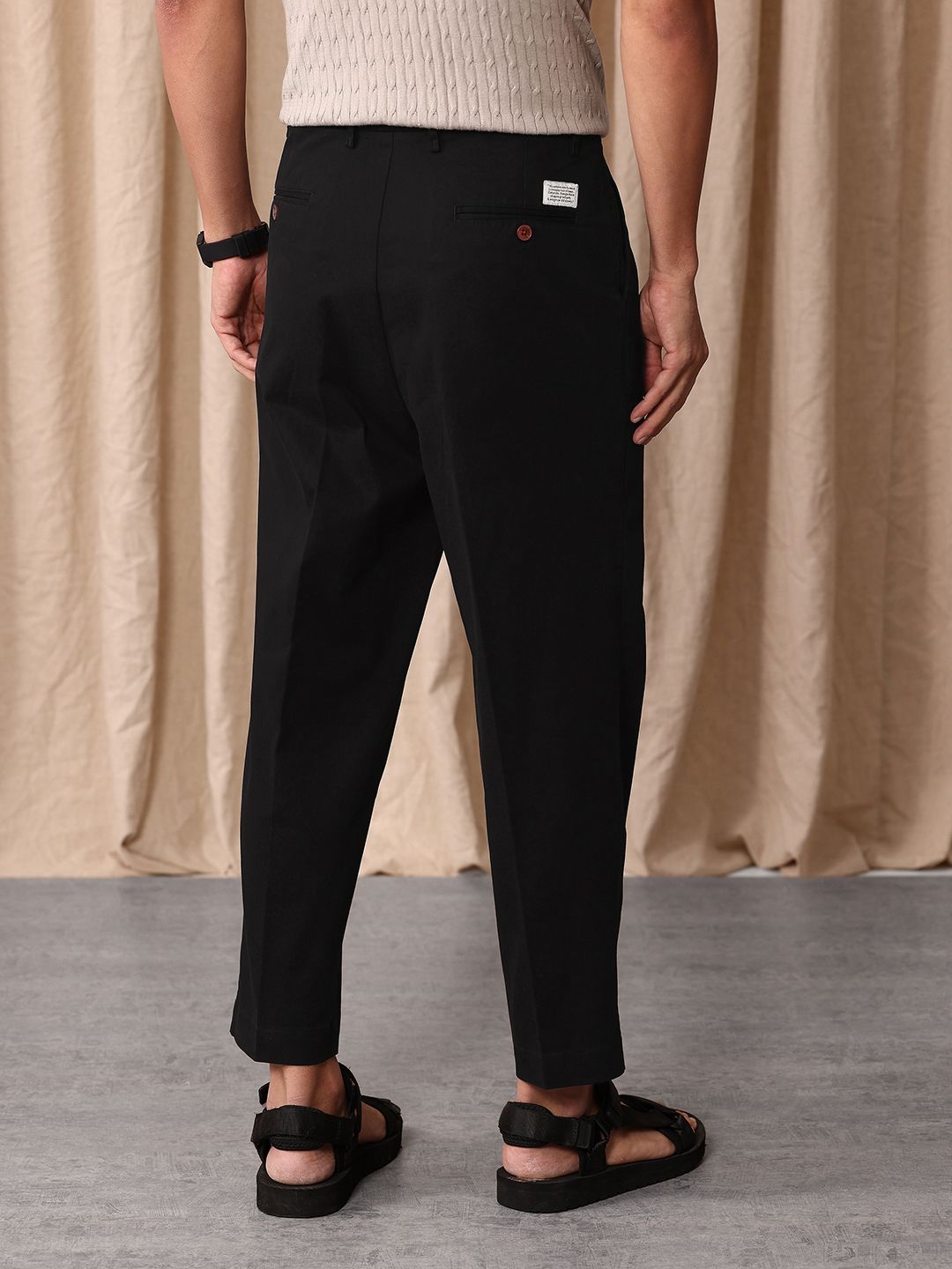 Mr Bowerbird Men Oversized Elephant Ankle Pleated Trousers