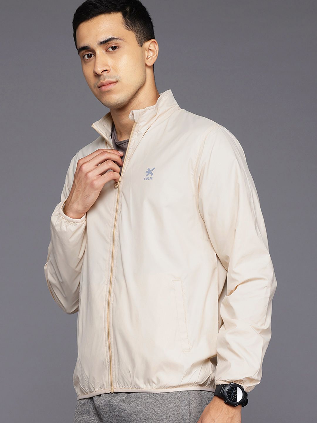 HRX by Hrithik Roshan Rapid-Dry Running Bomber Jacket
