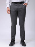 The Indian Garage Co. X Luxe Men Checked Slim Fit Formal Trousers