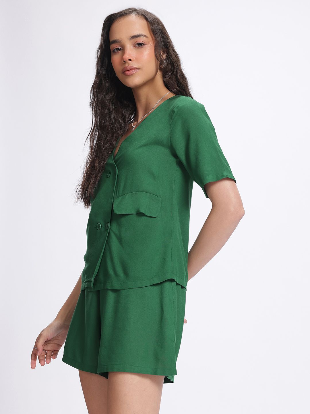 DressBerry MatchSet Snazz Double Breasted Cotton Overload Co-Ords