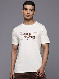 HRX by Hrithik Roshan Typography Printed T-shirt