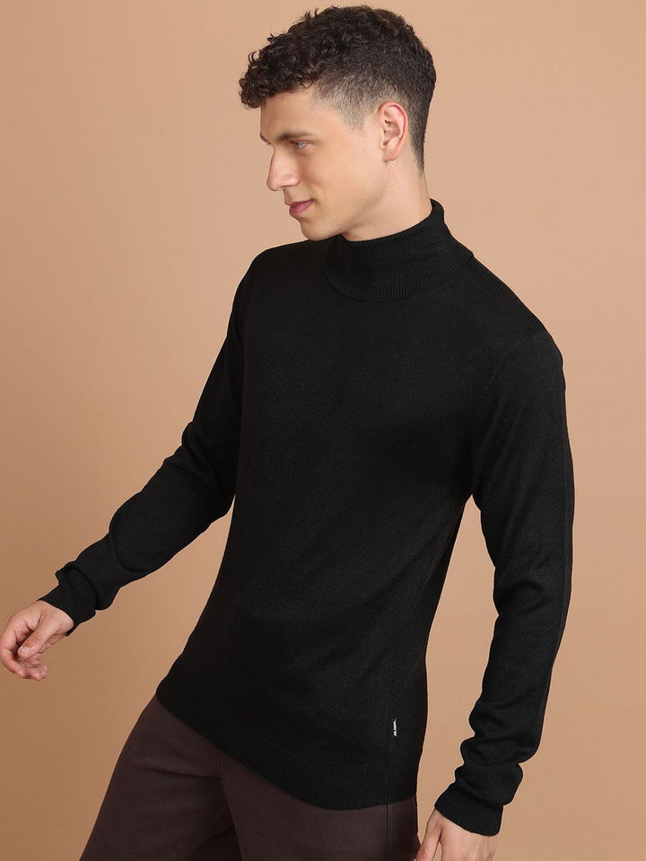 HIGHLANDER Men Cable Knit Pullover