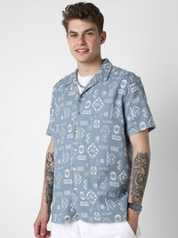 VASTRADO Men Classic Opaque Printed Casual Shirt