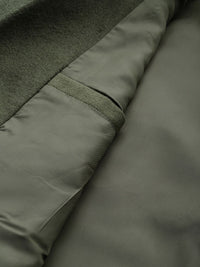 all about you Notched Lapel Collar Longline Overcoat