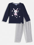 Moms Love Kids Girls Printed Pure Cotton Clothing Set