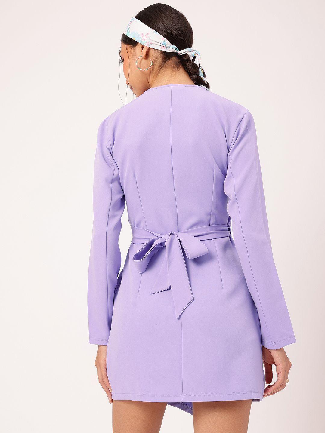 DressBerry Stylish Bossy-Babe Wrap Mini Dress