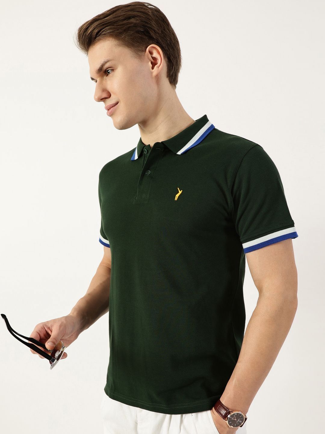 Thomas Scott Men Polo Collar T-shirt